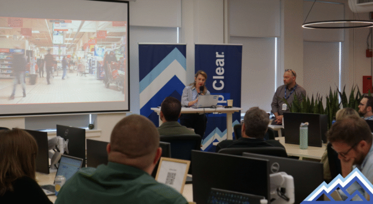 Marine Bibal from Easy Picky presenting to Data Summit attendees