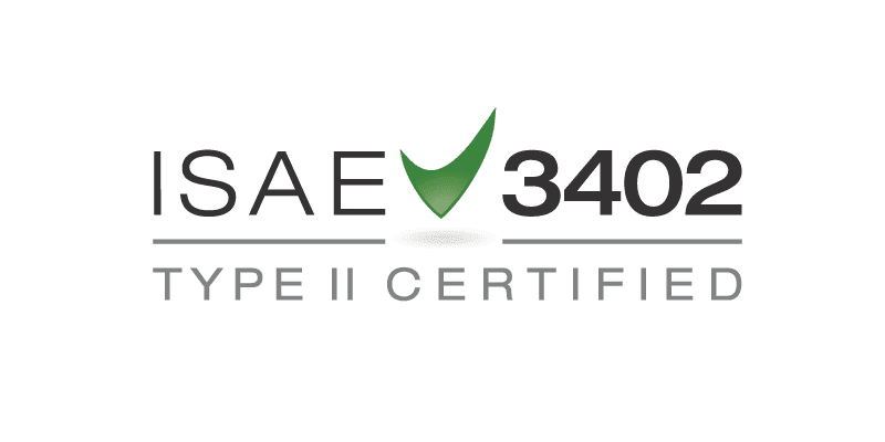 ISAE 3402 Type II Certified